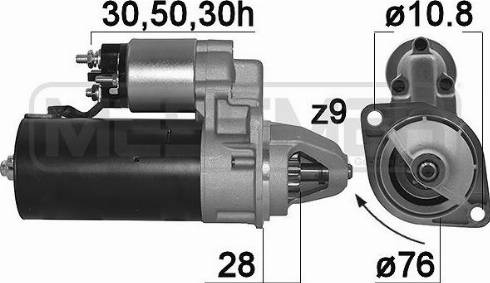 Messmer 220201A - Стартер autospares.lv