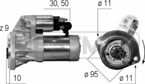 Messmer 220208A - Стартер autospares.lv