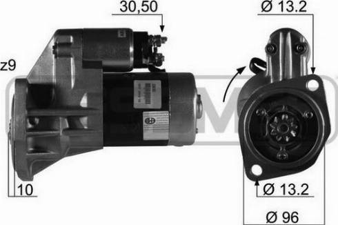 Messmer 220202A - Стартер autospares.lv