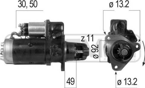 Messmer 220288R - Стартер autospares.lv