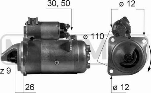 Messmer 220282A - Стартер autospares.lv