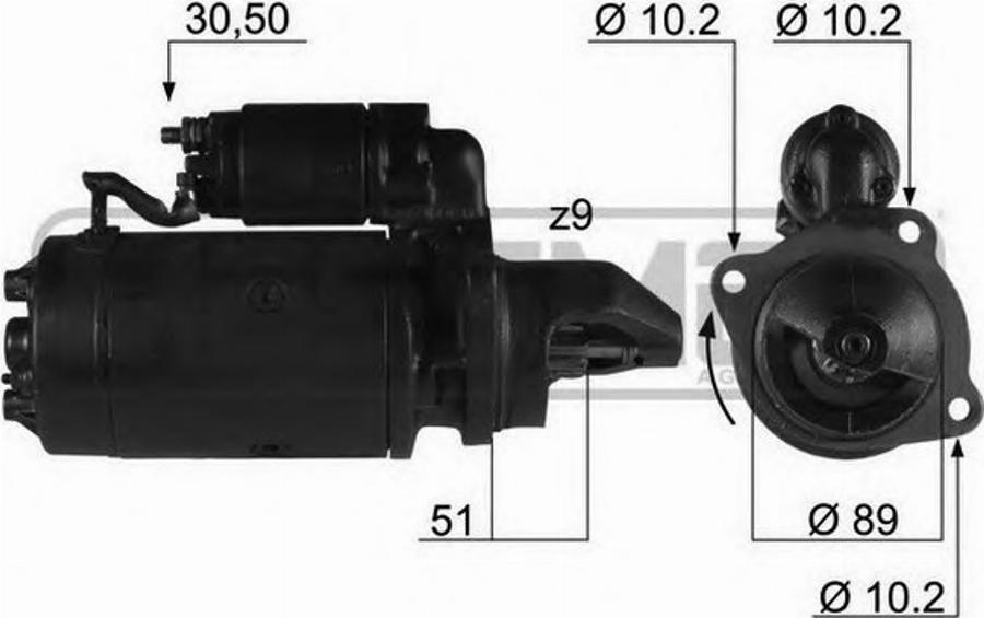 Messmer 220232 - Стартер autospares.lv