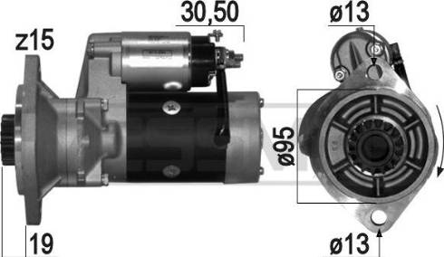 Messmer 220798A - Стартер autospares.lv