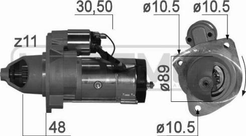 Messmer 220792A - Стартер autospares.lv