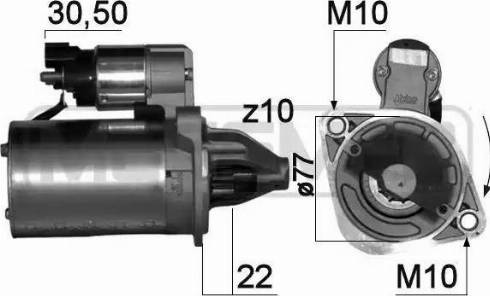 Messmer 220 745 - Стартер autospares.lv