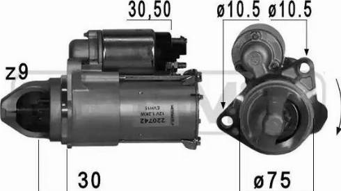 Messmer 220742 - Стартер autospares.lv