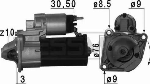 Messmer 220756 - Стартер autospares.lv