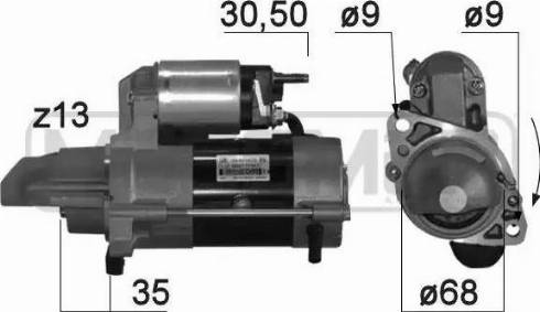 Messmer 220 769 - Стартер autospares.lv