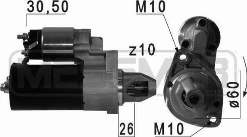 Messmer 220709A - Стартер autospares.lv