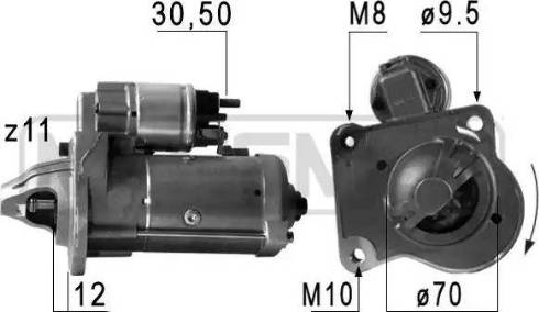 Messmer 220715 - Стартер autospares.lv