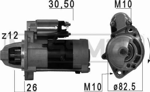 Messmer 220710A - Стартер autospares.lv