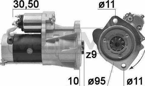 Messmer 220713A - Стартер autospares.lv