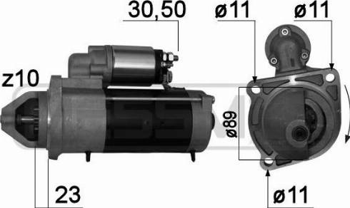 Messmer 220734A - Стартер autospares.lv