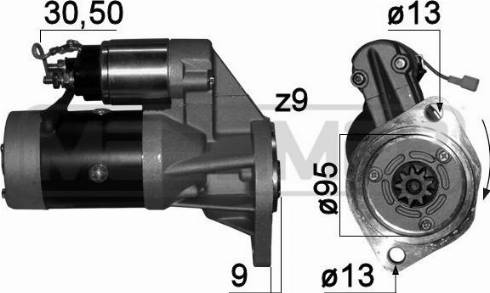 Messmer 220777A - Стартер autospares.lv