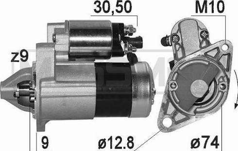 Messmer 221005A - Стартер autospares.lv