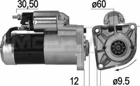 Messmer 221010A - Стартер autospares.lv