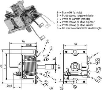 Messmer ZM2902 - Тяговое реле, соленоид, стартер autospares.lv