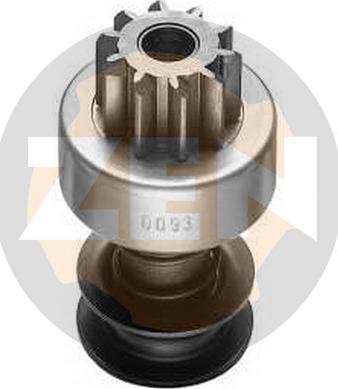 Messmer ZN0093 - Ведущая шестерня, бендикс, стартер autospares.lv