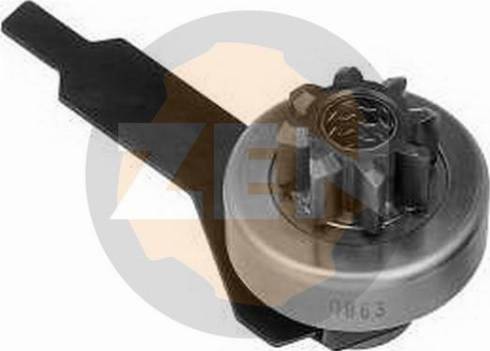 Messmer ZN0863 - Ведущая шестерня, бендикс, стартер autospares.lv