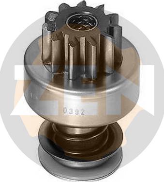 Messmer ZN0392 - Ведущая шестерня, бендикс, стартер autospares.lv