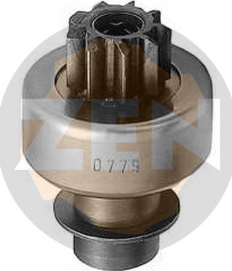 Messmer ZN0779 - Ведущая шестерня, бендикс, стартер autospares.lv