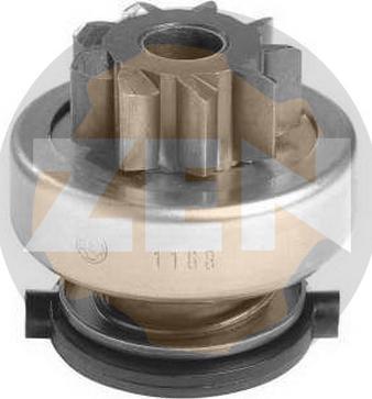 Messmer ZN1168 - Ведущая шестерня, бендикс, стартер autospares.lv