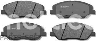 METACO 3000-030 - Тормозные колодки, дисковые, комплект autospares.lv