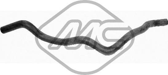 Metalcaucho 09137 - Шланг, теплообменник - отопление autospares.lv