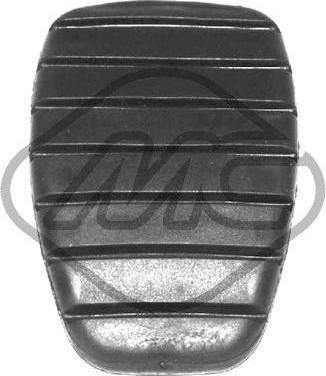 Metalcaucho 04717 - Педальные накладка, педаль тормоз autospares.lv