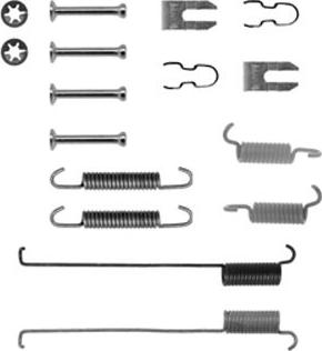 Metelli 9047 - Комплектующие, барабанный тормозной механизм autospares.lv