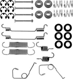 Metelli 9105 - Комплектующие, барабанный тормозной механизм autospares.lv