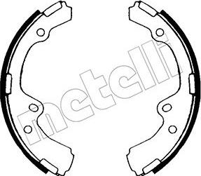 Metelli 53-0414 - Комплект тормозных колодок, барабанные autospares.lv