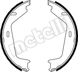 Metelli 53-0479 - Комплект тормозов, ручник, парковка autospares.lv