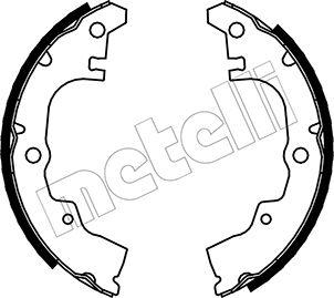 Metelli 53-0546 - Комплект тормозных колодок, барабанные autospares.lv