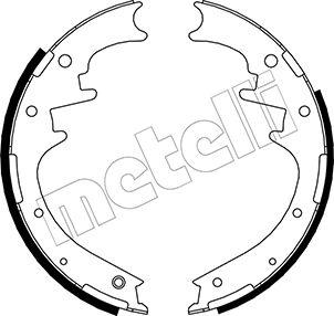 Metelli 53-0561 - Комплект тормозных колодок, барабанные autospares.lv