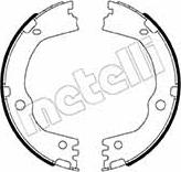 Metelli 53-0670 - Комплект тормозов, ручник, парковка autospares.lv