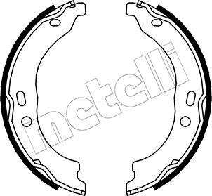 Metelli 53-0094 - Комплект тормозов, ручник, парковка autospares.lv