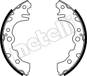 Metelli 53-0042 - Комплект тормозных колодок, барабанные autospares.lv