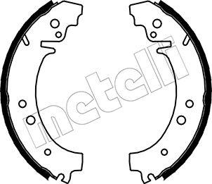 Metelli 53-0060 - Комплект тормозных колодок, барабанные autospares.lv