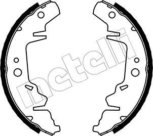 Metelli 53-0026 - Комплект тормозных колодок, барабанные autospares.lv