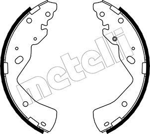 Metelli 53-0144 - Комплект тормозных колодок, барабанные autospares.lv