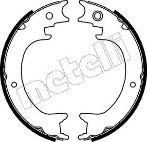 Metelli 53-0389 - Комплект тормозов, ручник, парковка autospares.lv