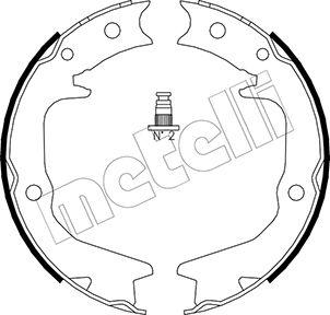 Metelli 53-0265 - Комплект тормозов, ручник, парковка autospares.lv