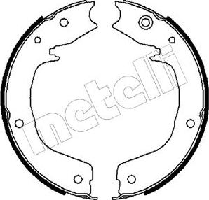 Metelli 53-0267 - Комплект тормозов, ручник, парковка autospares.lv