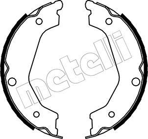 Metelli 53-0227 - Комплект тормозов, ручник, парковка autospares.lv