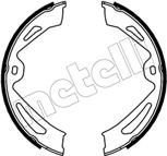 Metelli 53-0726 - Комплект тормозов, ручник, парковка autospares.lv