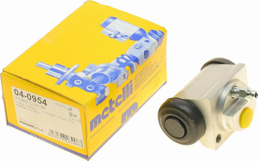 Metelli 04-0954 - Колесный тормозной цилиндр autospares.lv