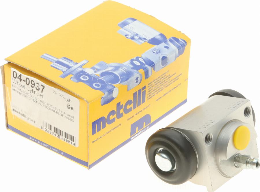 Metelli 04-0937 - Колесный тормозной цилиндр autospares.lv