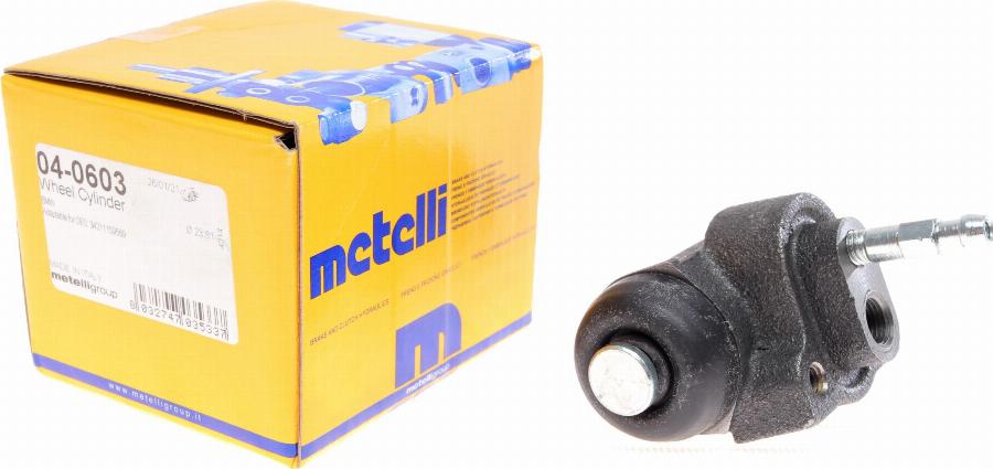 Metelli 04-0603 - Колесный тормозной цилиндр autospares.lv