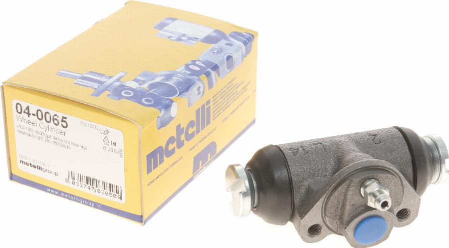 Metelli 04-0065 - Колесный тормозной цилиндр autospares.lv